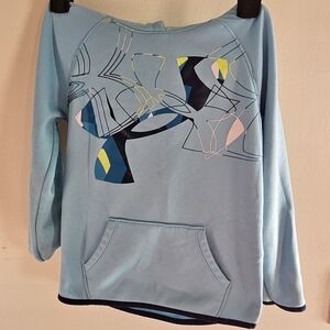 Under Armour Light Blue Graphic Pullover Hoodie